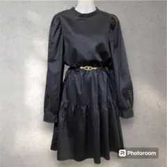 ジーユー❤️GU❤️ブラック長袖ワンピース❤️XLサイズ❤️大きめゆったり❤️綺麗❤️秋冬