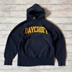 ヴィンテージ90s チャンピオン リバースウィーブ パーカー ネイビー 刺繍タグ