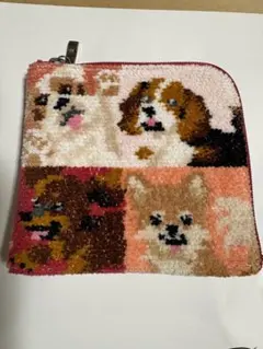 フェイラー　ルック！マイドッグ　スクエアポーチ