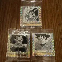 ドラゴンボール 40周年記念ウエハース第一弾　シール3枚セット