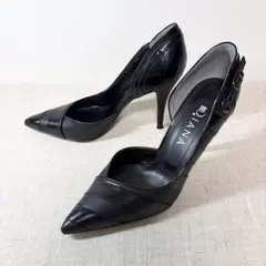DIANA ダイアナ パンプス ハイヒール ポインテッドトゥ ストラップ