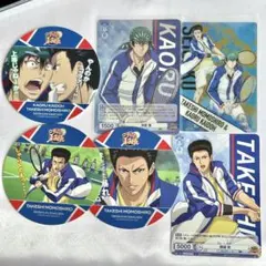 新 テニスの王子様 海堂 薫 桃城 武 カード コースター