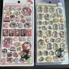 国内正規品‼︎ボンボンドロップシール　和柄　お相撲さん　舞妓さん
