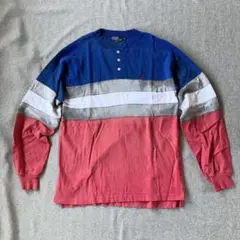 【90s】USA製 POLO Ralph Lauren ヘンリーネック