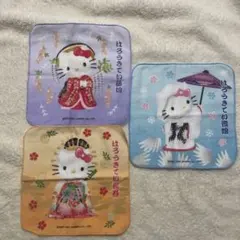 ハローキティーミニタオル3枚セット