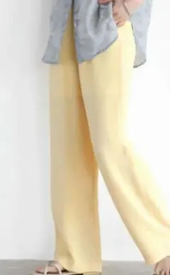 ヤマダヤ　RADIATE　 ワイドパンツ　ライトイエロー