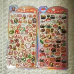 ゆ*ら様 ♡海外正規品♡ ボンボンドロップシール 立体シール 2点セット