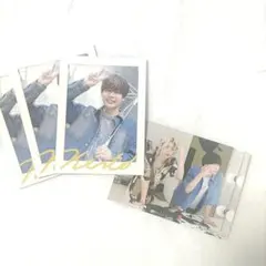 長尾謙杜/HiHiJets＊Myojo厚紙生カード 2023.12月号4枚セット