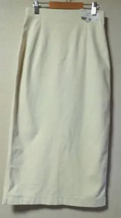 新品UNIQLOデニムジャージーナローロングスカートSサイズ