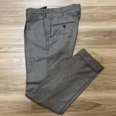 に*う様 新品　BARBA バルバ　グレンチェック　フランネルパンツ　グレージュ BARBA バルバ グレンチェック フランネルパンツ グレージュ - メルカリ