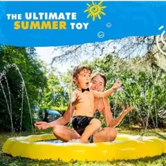 子供用スプリンクラープール、直径約152cm 水の夏向けおもちゃのサムネイル