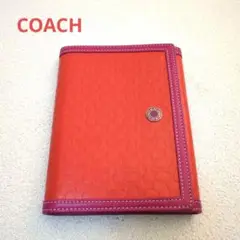 COACH フォトフレーム オレンジ　ピンク