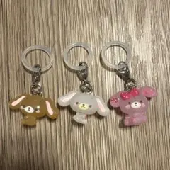 ゆるっとめじるしアクセサリー しろうさ、くろうさ、ボンボンリボン