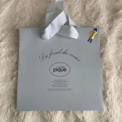 gelato pique 水色ショップ袋 大きめ