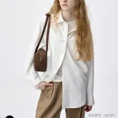 ＧU ドルマンスリーブシャツ XLサイズ オフホワイト　美品