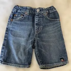 【美品】DOUBLE.B デニムショートパンツ 110サイズ