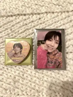 boynextdoor cafe ウナク缶バッジ ステッカーセット