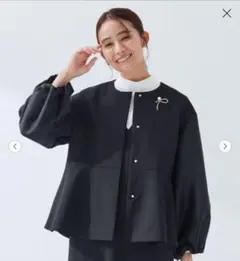 【完売品美品】fleurie(フルリー) フォルム ジャケット　ネイビー