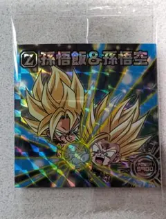 ドラゴンボール超戦士シールウエハース超 　超9-28　GR　孫悟空＆孫悟飯