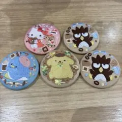 キャラクター刺繍ピンズ 5個セット