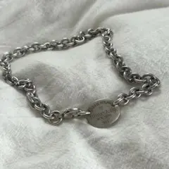 ティファニー リターントゥ ティファニー ネックレス　オーバルタグ