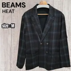 BEAMS HEAT チェック柄 カジュアルジャケット M