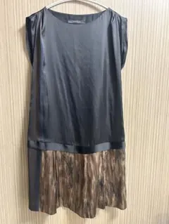 美品　ZARA BASIC ワンピース　M ザラベーシック　黒　レディース