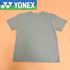 【美品】YONEX 水色 クルーネック シャツ レディース Oサイズ