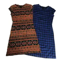 サマーワンピース２枚セット　中古