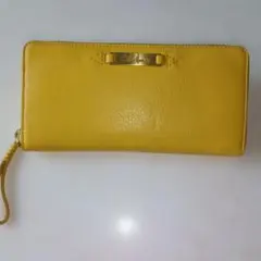 ☆コールハーン イエロー レザー 長財布