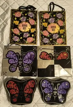 ANNA SUI　アナスイ　蝶　バタフライ　ポーチ　ショッパー　ショップバッグのサムネイル