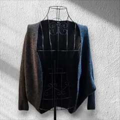 ユニクロ 3Dスフレヤーンカーディガン ダークグレー Mサイズ