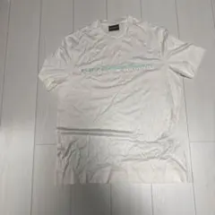 EMPORIO ARMANI ロゴ刺繍 Tシャツ ホワイト