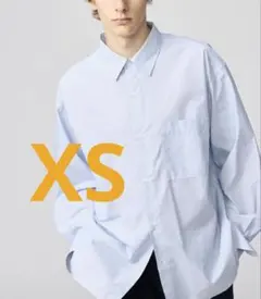 UNIQLO:C ブロードオーバーサイズシャツ　ストライプ　XS