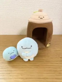 すみっコぐらし＊すみっコハウス＊どんぐりのおうち＆てのりぬいぐるみ とかげ