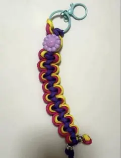 マクラメ編みキーホルダー ストラップ
