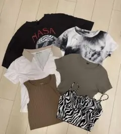 【ZARA】【H&M】夏服まとめ売り Tシャツ 襟付き キャミソール クロップド