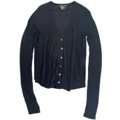 ARMANI EXCHANGE AX カーディガン 黒 XS 薄手 リネン