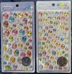 【正規品】ボンボンドロップシール　しずくちゃん　2枚セット