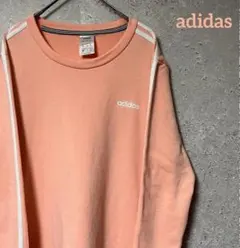 adidas アディダス トレーナー スウェット ワンポイント シンプル L