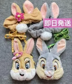 ディズニー　とんすけ　ミスバニー　ヘアバンド　パスケース　まとめ売り　うさぎ