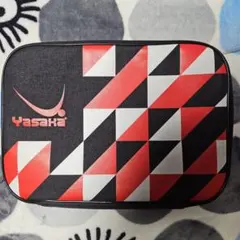 Yasaka 卓球ラケットケース ブラック×レッド