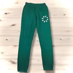 アディダス オリジナルス 緑色 スウェットパンツ L　K0099