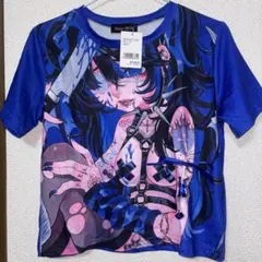 ACDCRAG kuua hell ネイビー 半袖Tシャツ ブルー サブカルのサムネイル