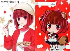 推しの子 有馬かな 銀だこ＆道とん堀 コラボ A4クリアファイル２枚セット