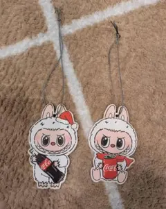 ラブブ THE MONSTERS Coca-Cola コラボ タグ2個セット