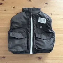 ダウンベスト 80cm ブラウン