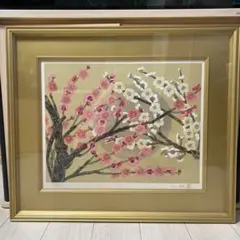 奥村土牛リトグラフ 『紅白梅』 真作 共箱 証明シール 額装絵画 奥村土牛リトグラフ 『紅白梅』 共箱 証明シール 額装絵画 - メルカリ