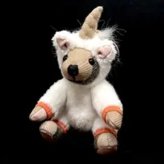 カラフルな編みぐるみクマ6体セット - メルカリ