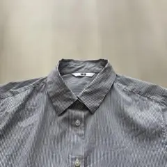 ユニクロ　UNIQLO ストライプ 長袖シャツ